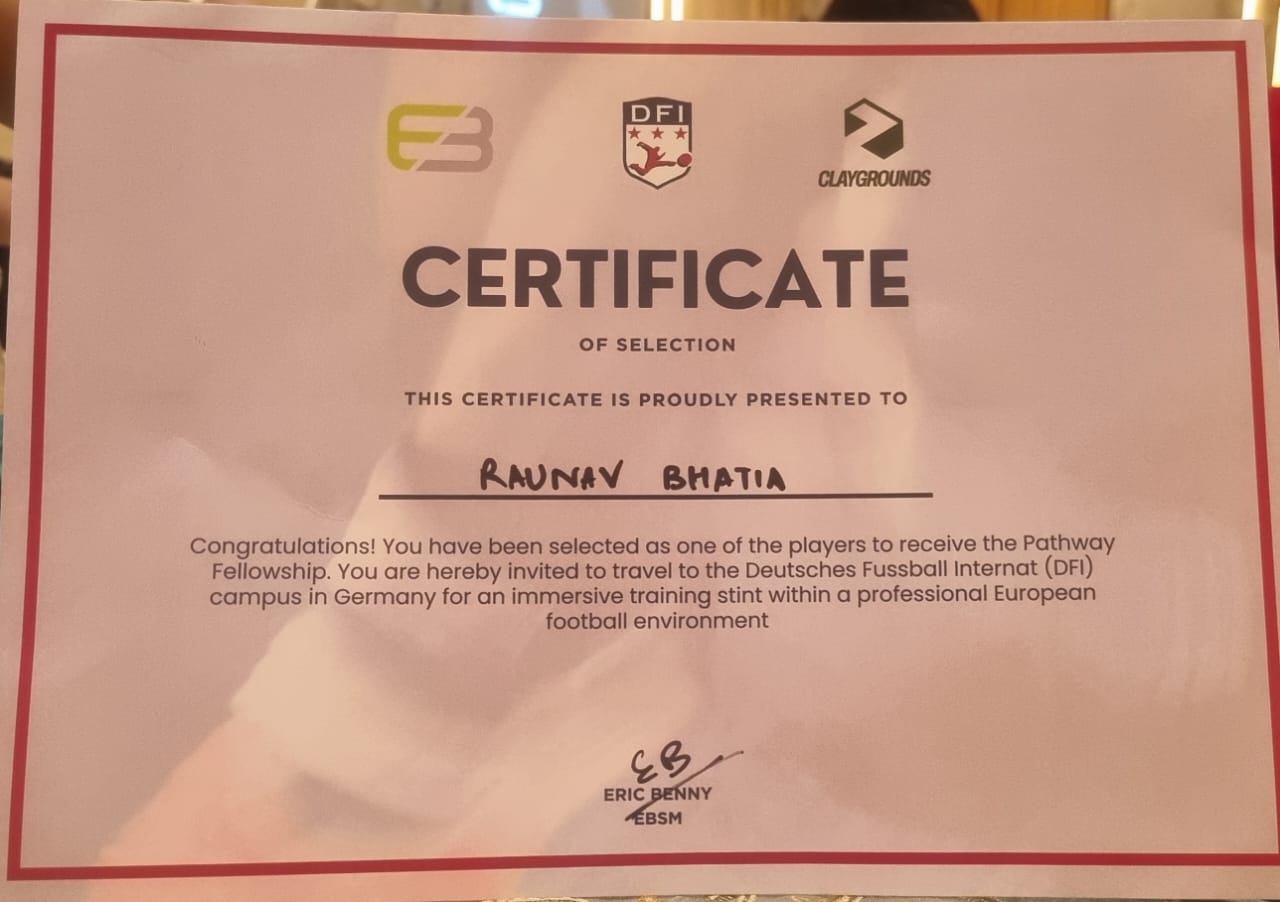 DFI Pathway Fellowship Certificate